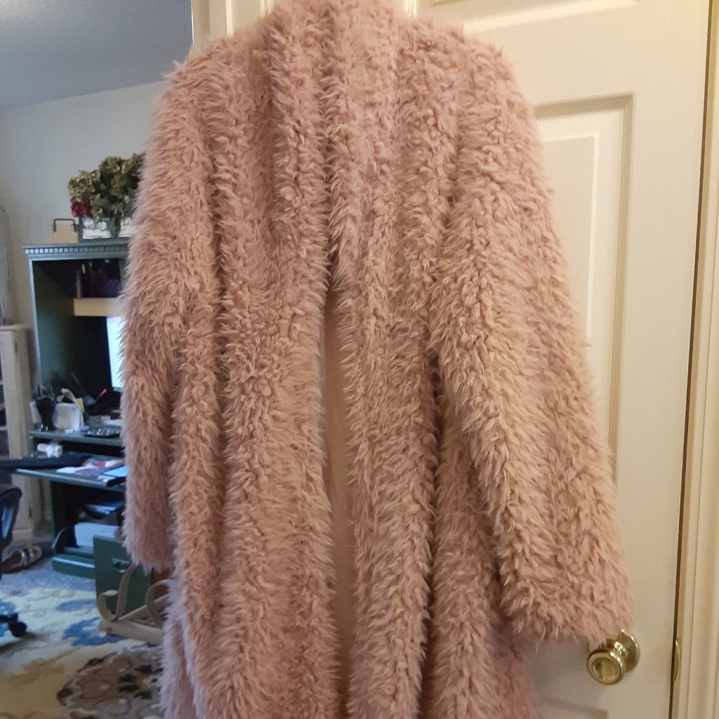 Blush Colored Fleece Coat